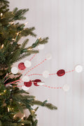 31” Glitter Candy Disk Peppermint Spray