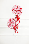 21" Chenille Glitter Lollipop Spray - Red/Pink/White