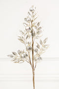 26" Platinum Metallic Pomegranate Stem