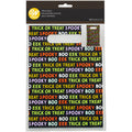 Wilton Spooky Words Halloween Treat Bags with Handles, 12-Count
