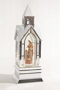 12" LED Nativity in Church Waterglobe