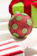 5" Polka Dot Ball Ornament
