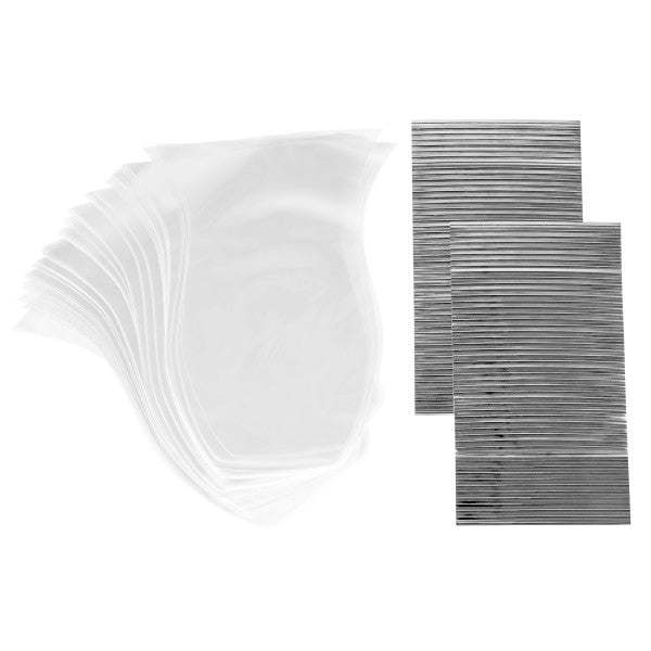 Wilton Clear Shaped Treat Bags, 100-Count