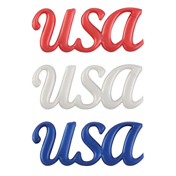 USA Independence Day Script Cupcake Layon themed Cupcake Cake Decorating 12 set