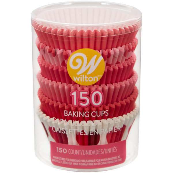 Wilton Red & Pink Hearts Valentine Cupcake Liners, 150-Count