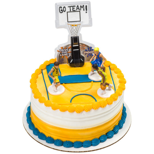 Basketball All Net Cake Decorations Topper Set Kit