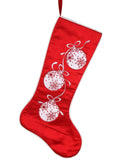25” Ornament Garland Stocking