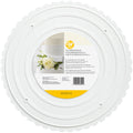 Wilton White Scalloped Edge Separator Plate – 12 Inch