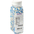 DecoPac Winter Frost Sprinkle Mix Quinsn Jimmies Sprinkles 24 oz. handheld container