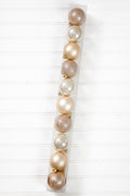 10pc Shatterproof Ornament Box - Pearl