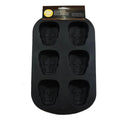 Wilton Black Silicone Skull Mold 6-Cavity Baking Mold