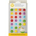Wilton Royal Mini Rainbow Daisy Icing Decorations - 0.34 oz