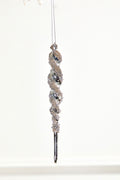 7.5" Glass Icicle Ornament