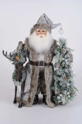 Lighted Snow Covered Wilderness Santa