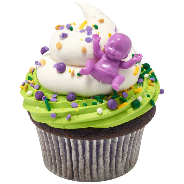 Baby Kings Cake for Mardi Gras King Cakes - 24 plastic Babies