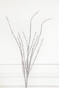 40" Silver Glitter Twig Branch