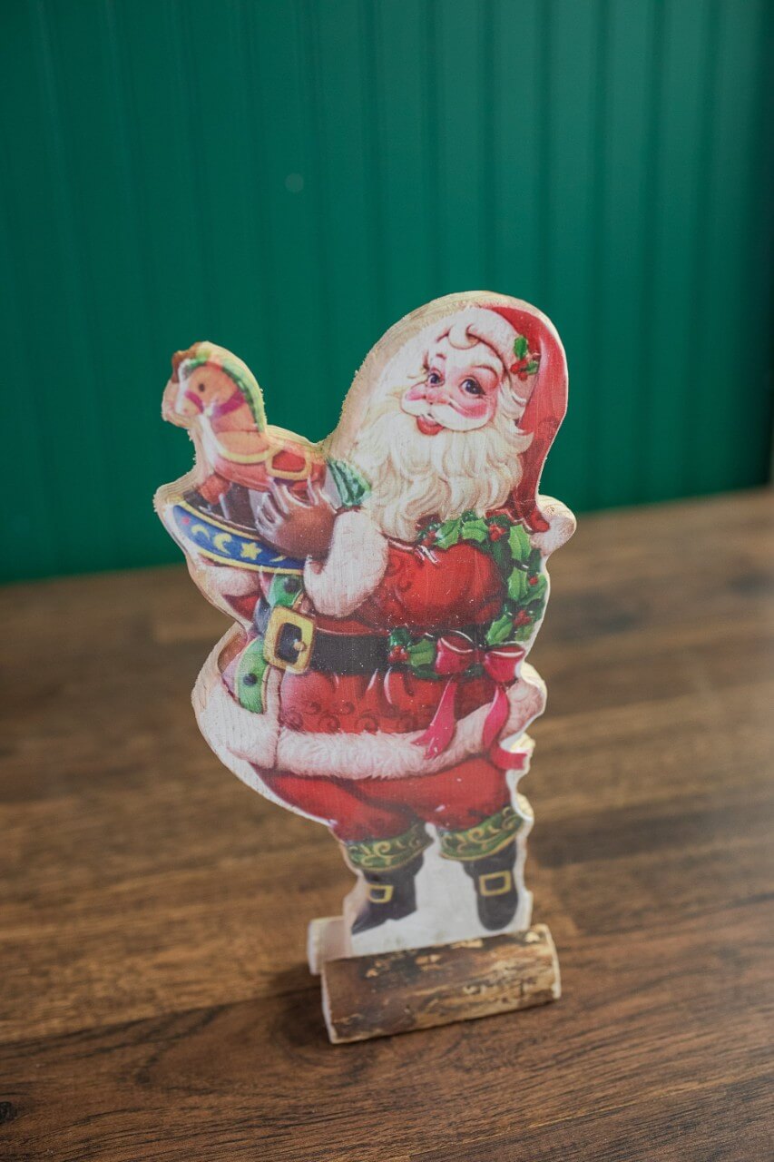 14” Vintage Santa Standing