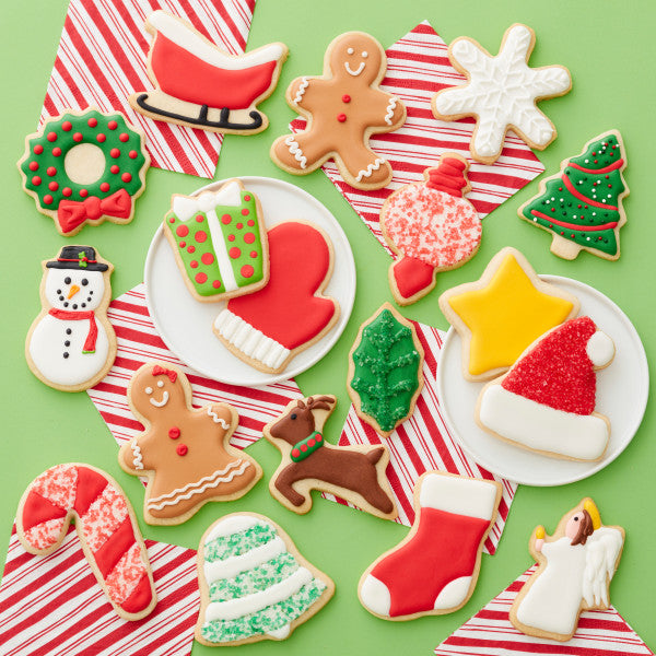 Wilton Christmas Cookie Cutters, 18-Piece Metal Set