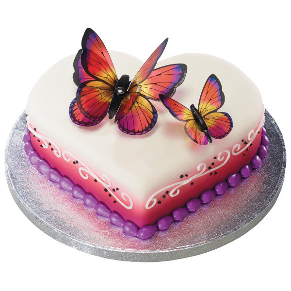 Dragonfly and Butterfly Polly Layon cake toppers - 24 Per Order