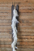 120” Real Touch Flocked White Norfolk Pine Garland