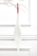 12.5" Milky Way Swirl Glass Finial Drop Ornament