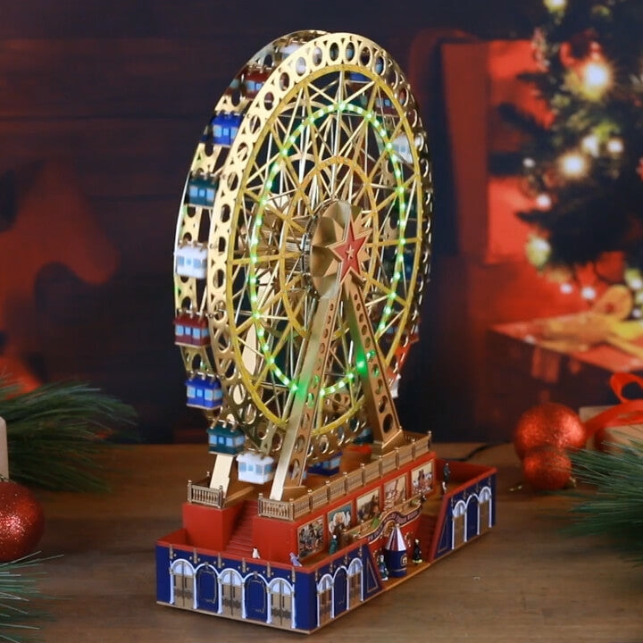 15" Mr. Christmas Animated World's Fair Grand Ferris Wheel