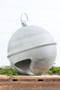 10" Weathered Tin Jingle Bell Christmas Ornament