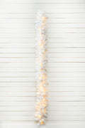 9' x 12" LED White Crystal Spruce Garland