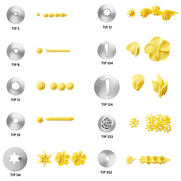 Wilton Beginning Buttercream Decorating Set, 20-Piece Cake Decorating Kit